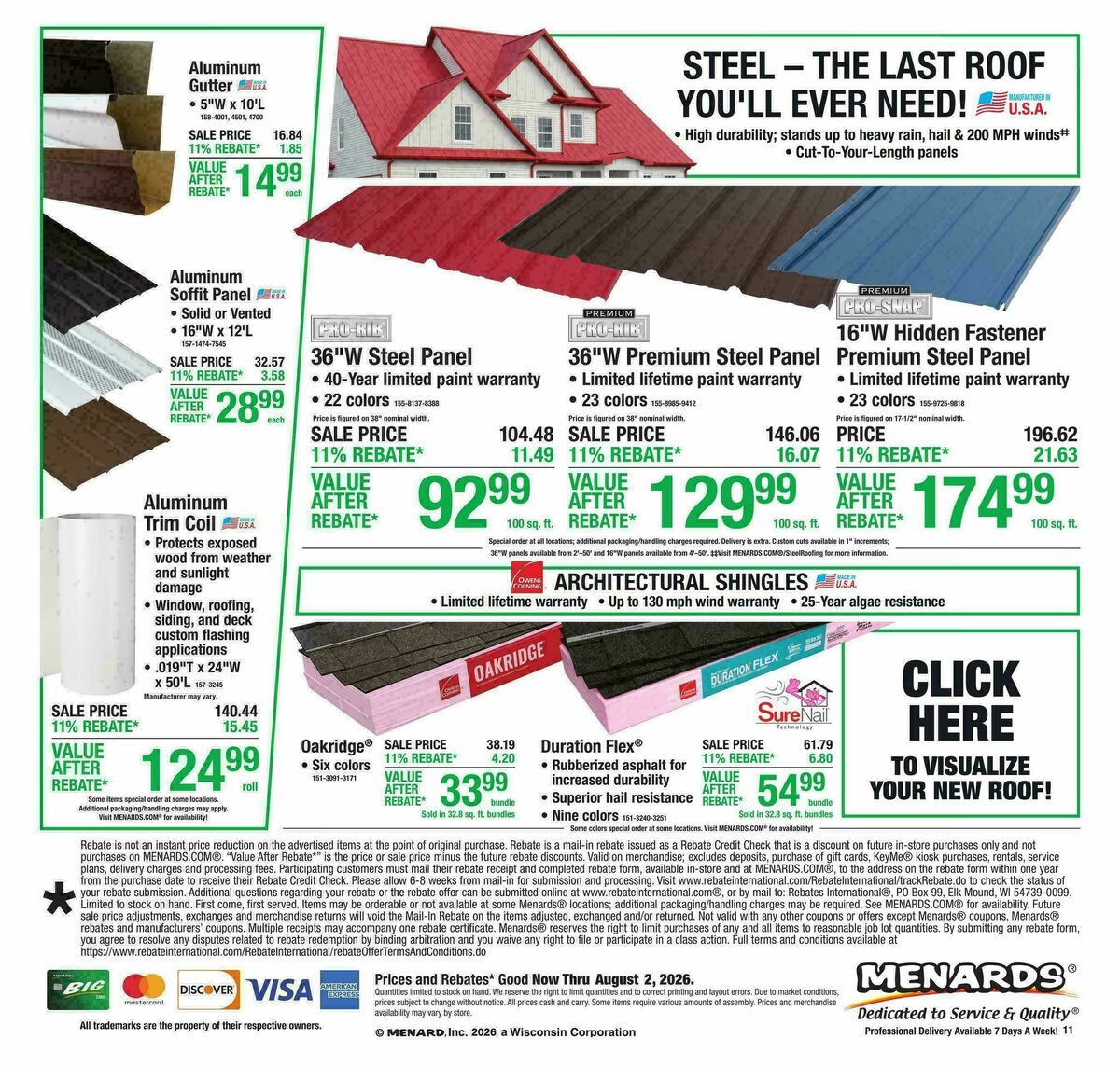 Menards Weekly Ad from July 22