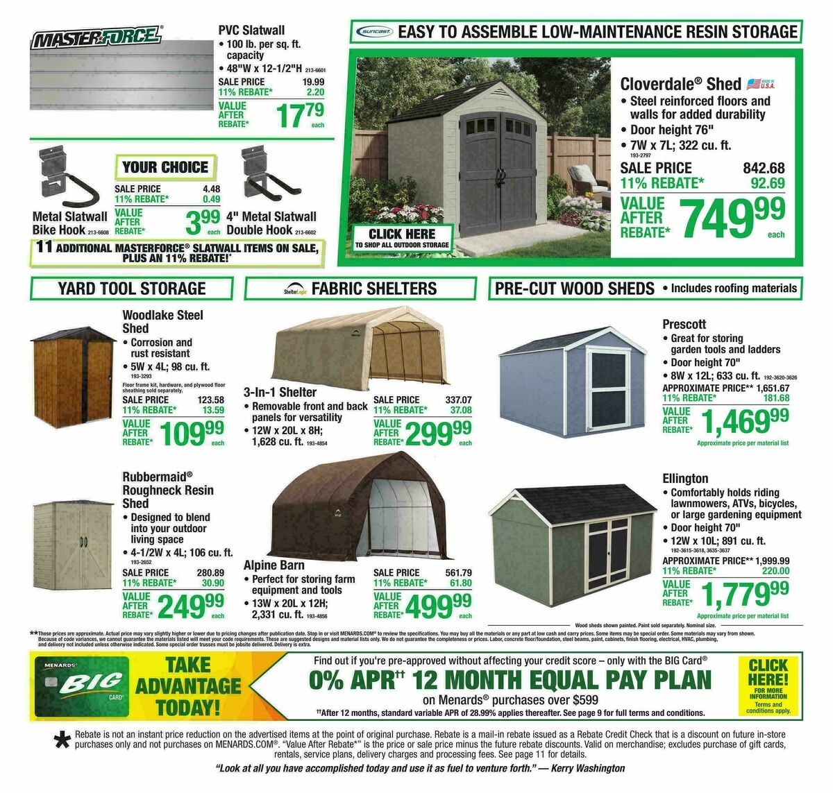 Menards Weekly Ad from July 22