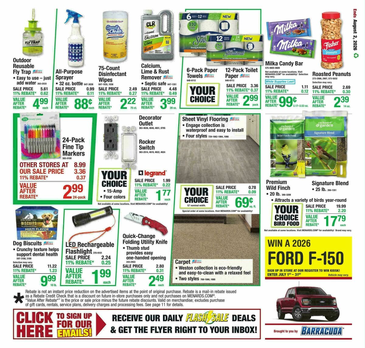 Menards Weekly Ad from July 22