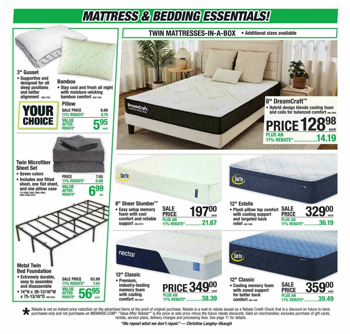 Menards Weekly Ad from July 22