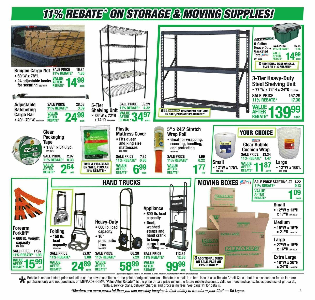 Menards Weekly Ad from July 22