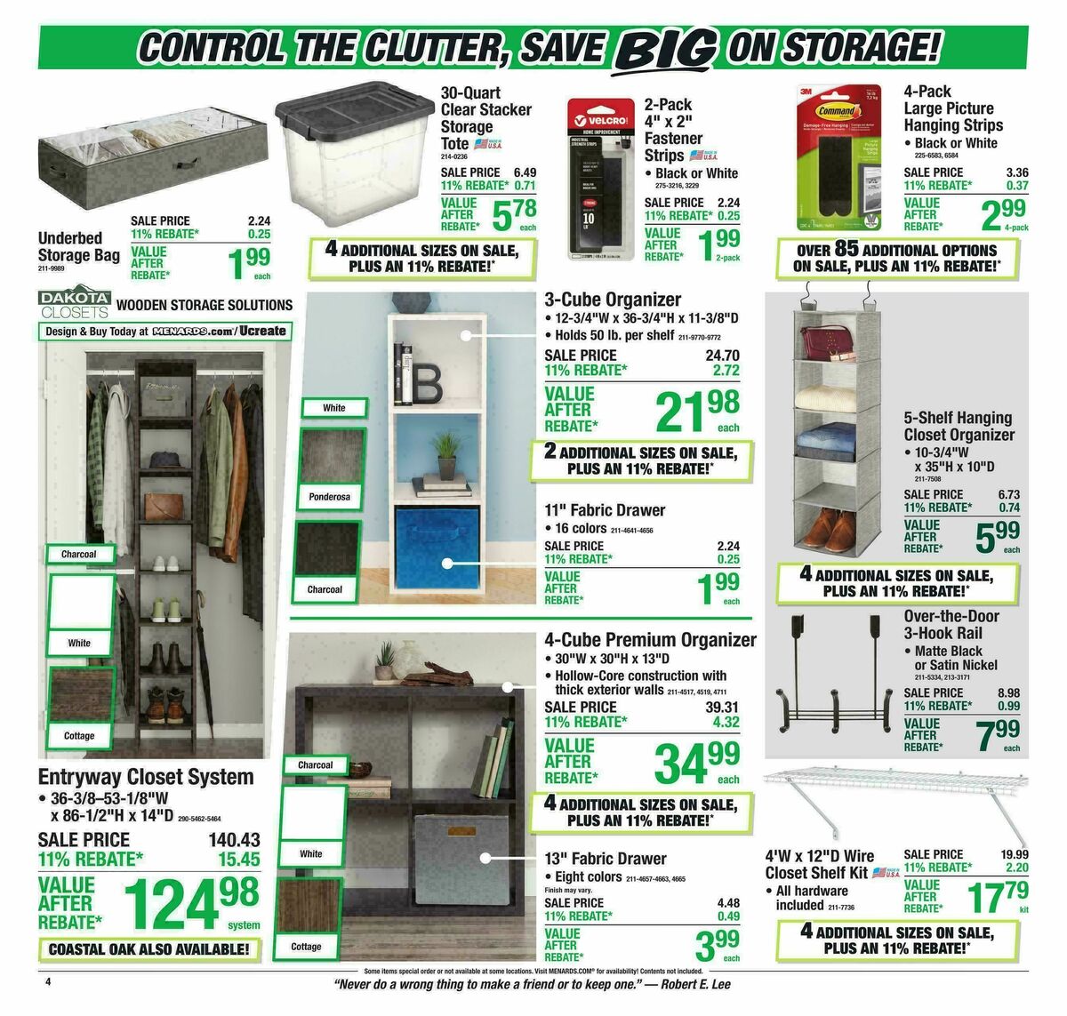 Menards Weekly Ad from July 22