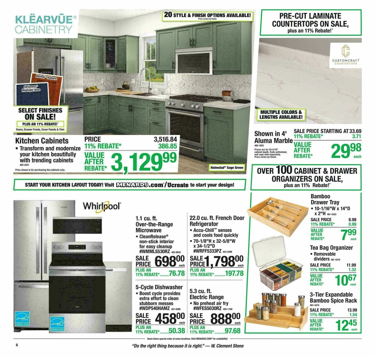 Menards Weekly Ad from July 22
