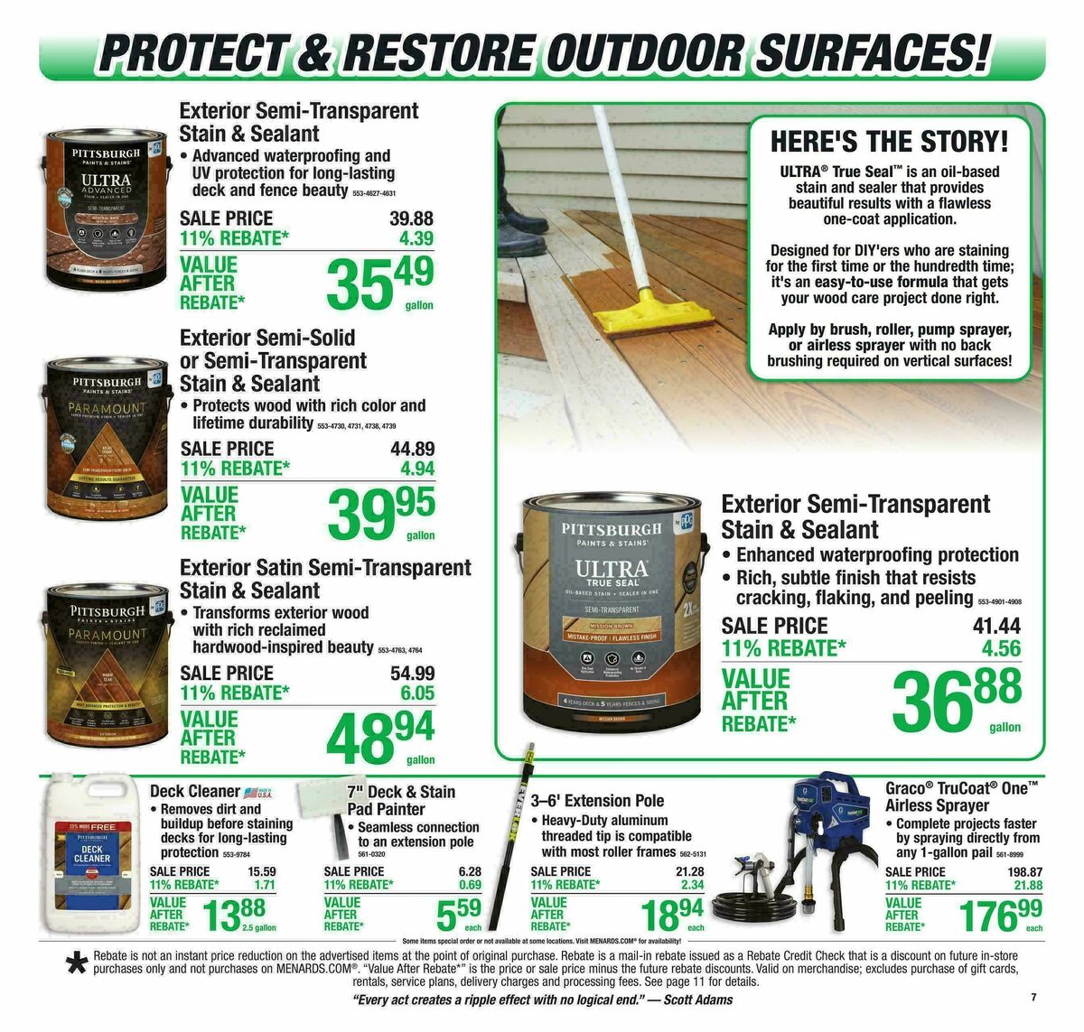 Menards Weekly Ad from July 29