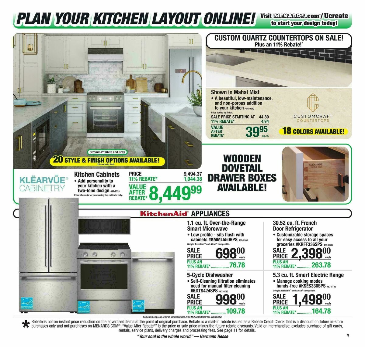 Menards Weekly Ad from July 29