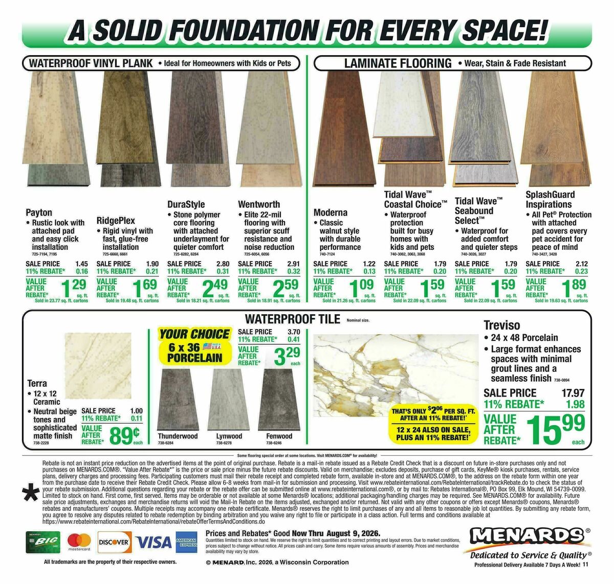 Menards Weekly Ad from July 29
