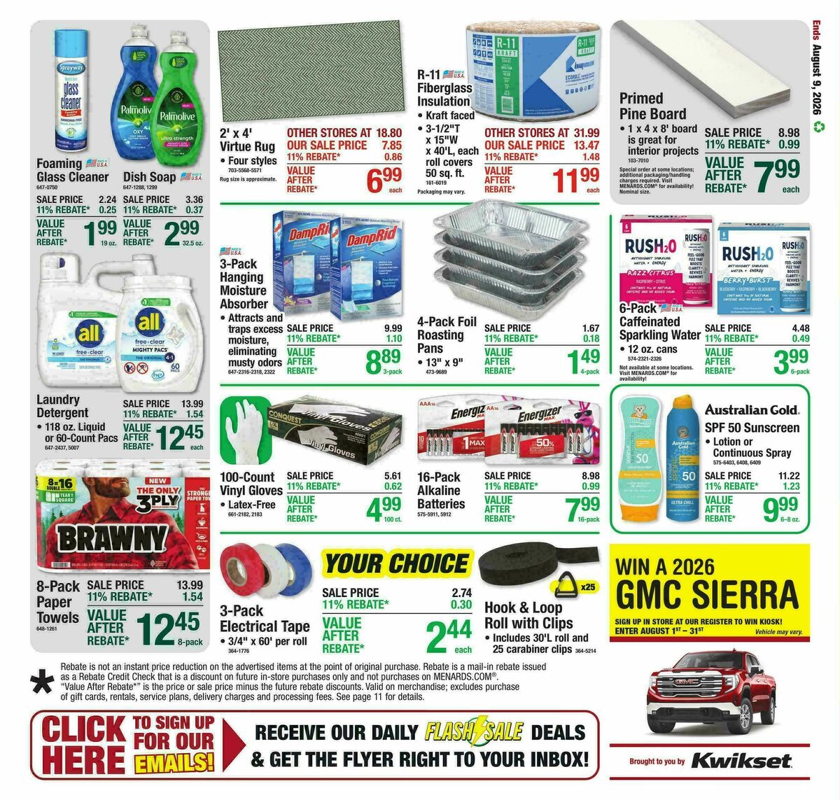 Menards Weekly Ad from July 29