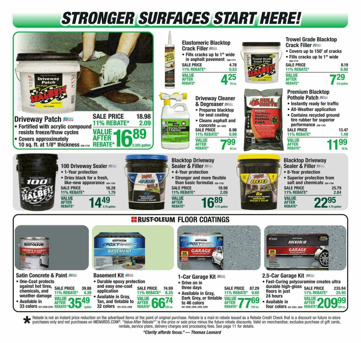 Menards Weekly Ad from July 29