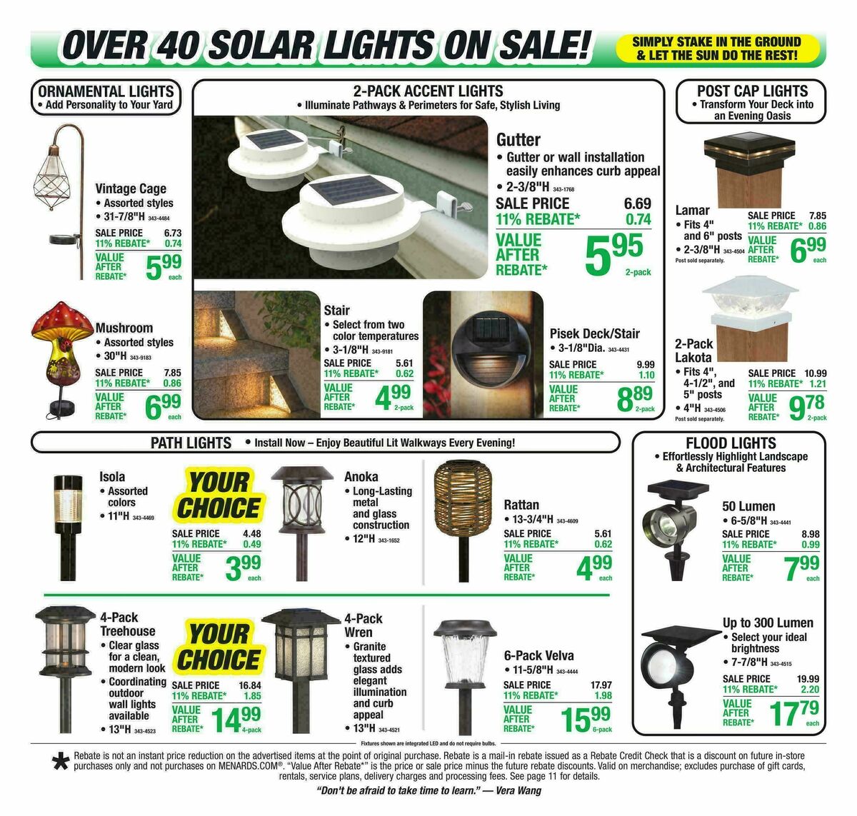 Menards Weekly Ad from July 29
