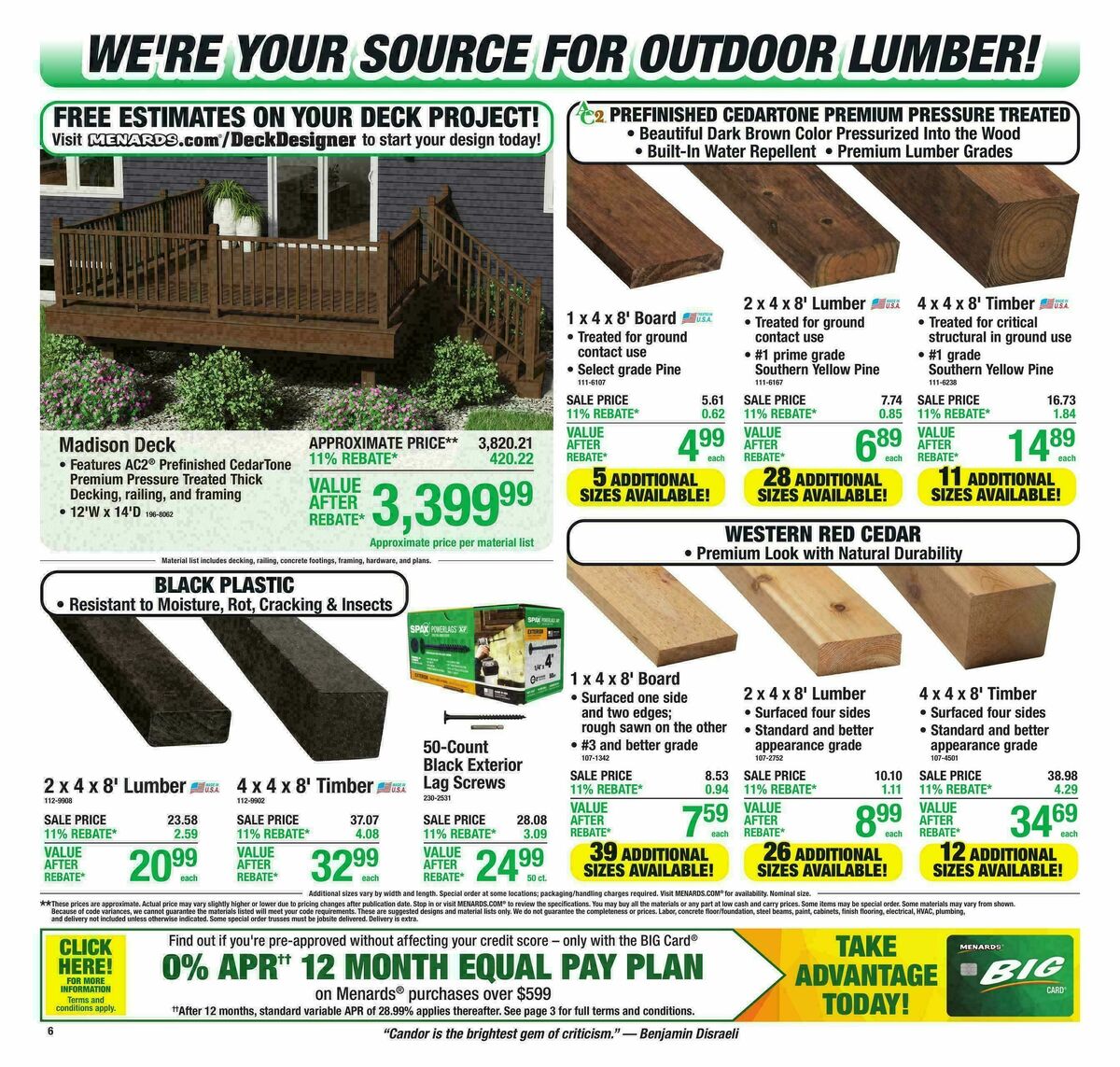 Menards Weekly Ad from July 29