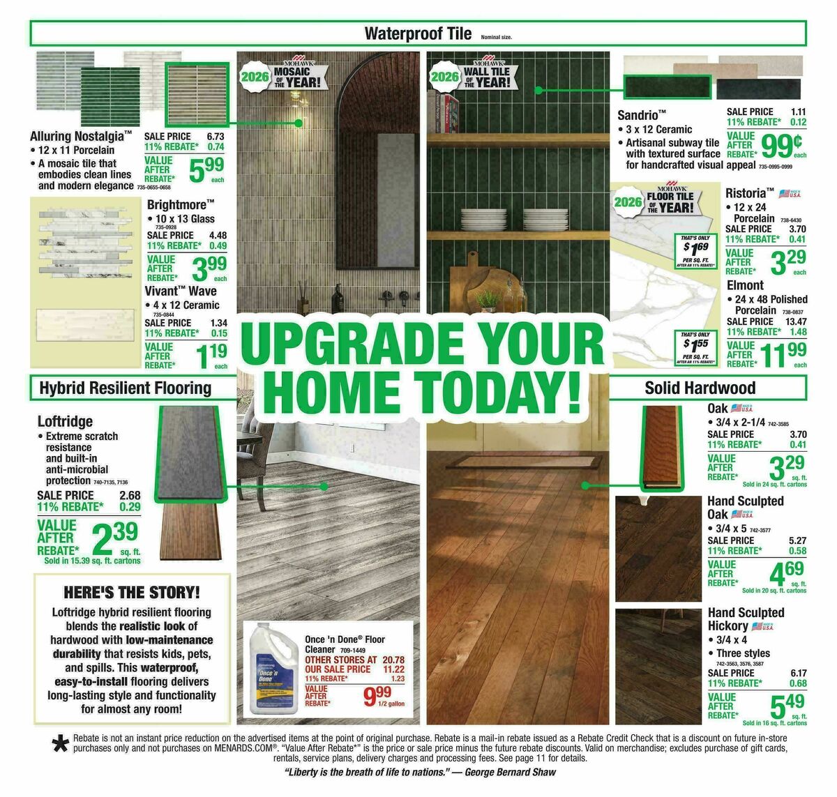 Menards Weekly Ad from August 5