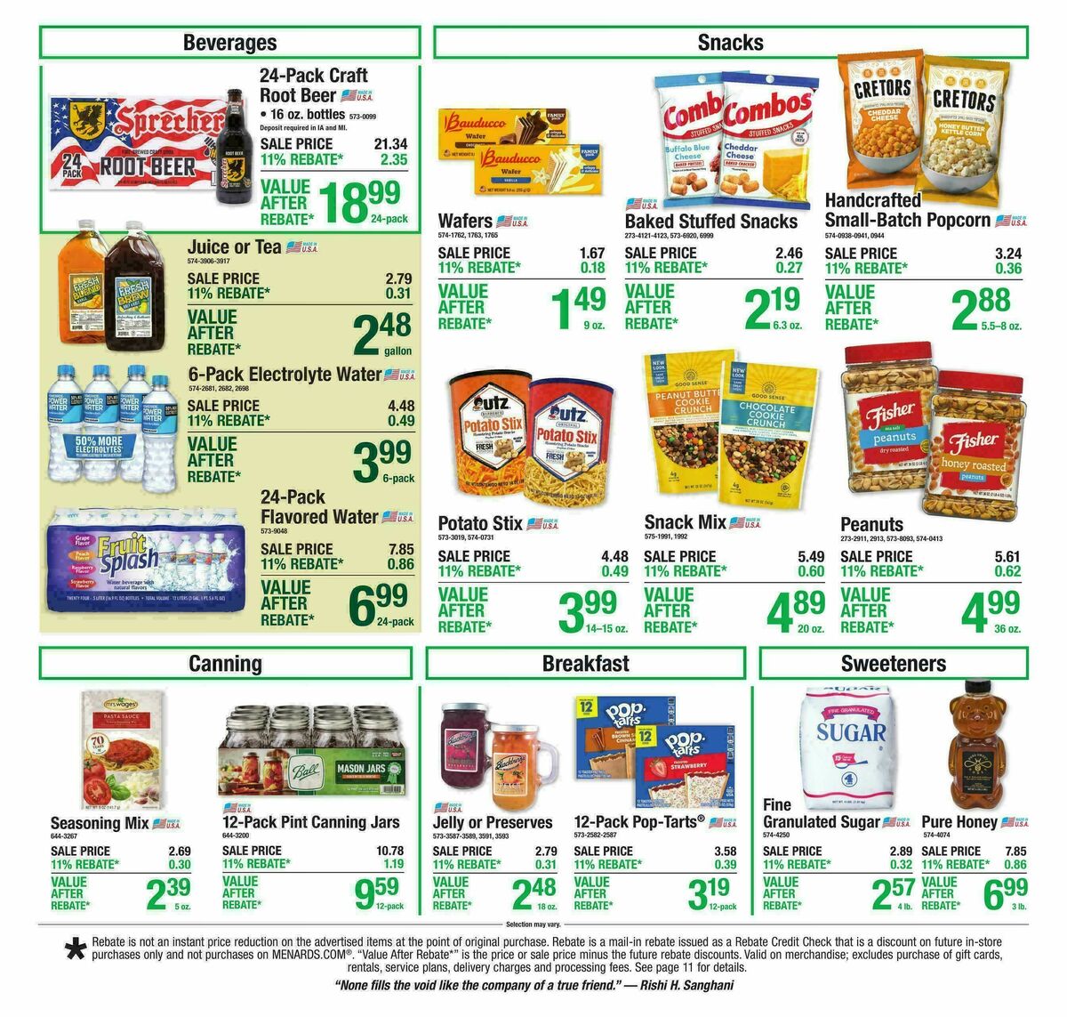 Menards Weekly Ad from August 5