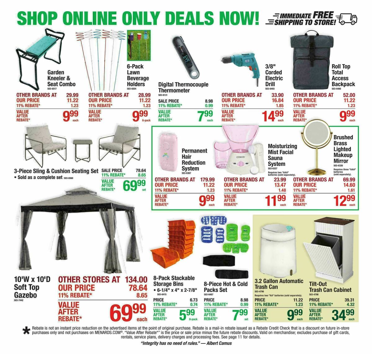Menards Weekly Ad from August 5