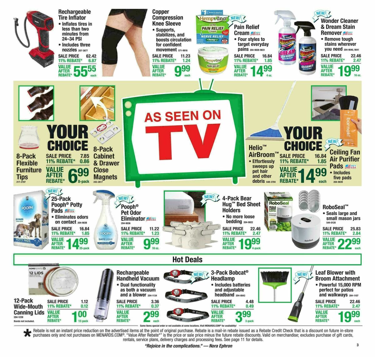 Menards Weekly Ad from August 5