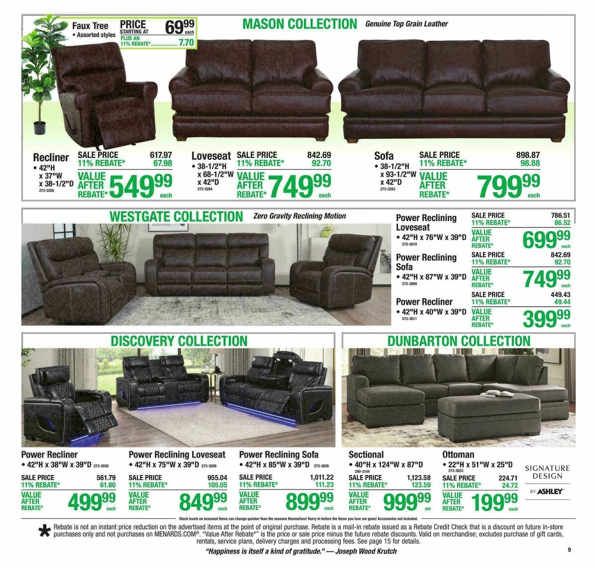 Menards Weekly Ad from August 12