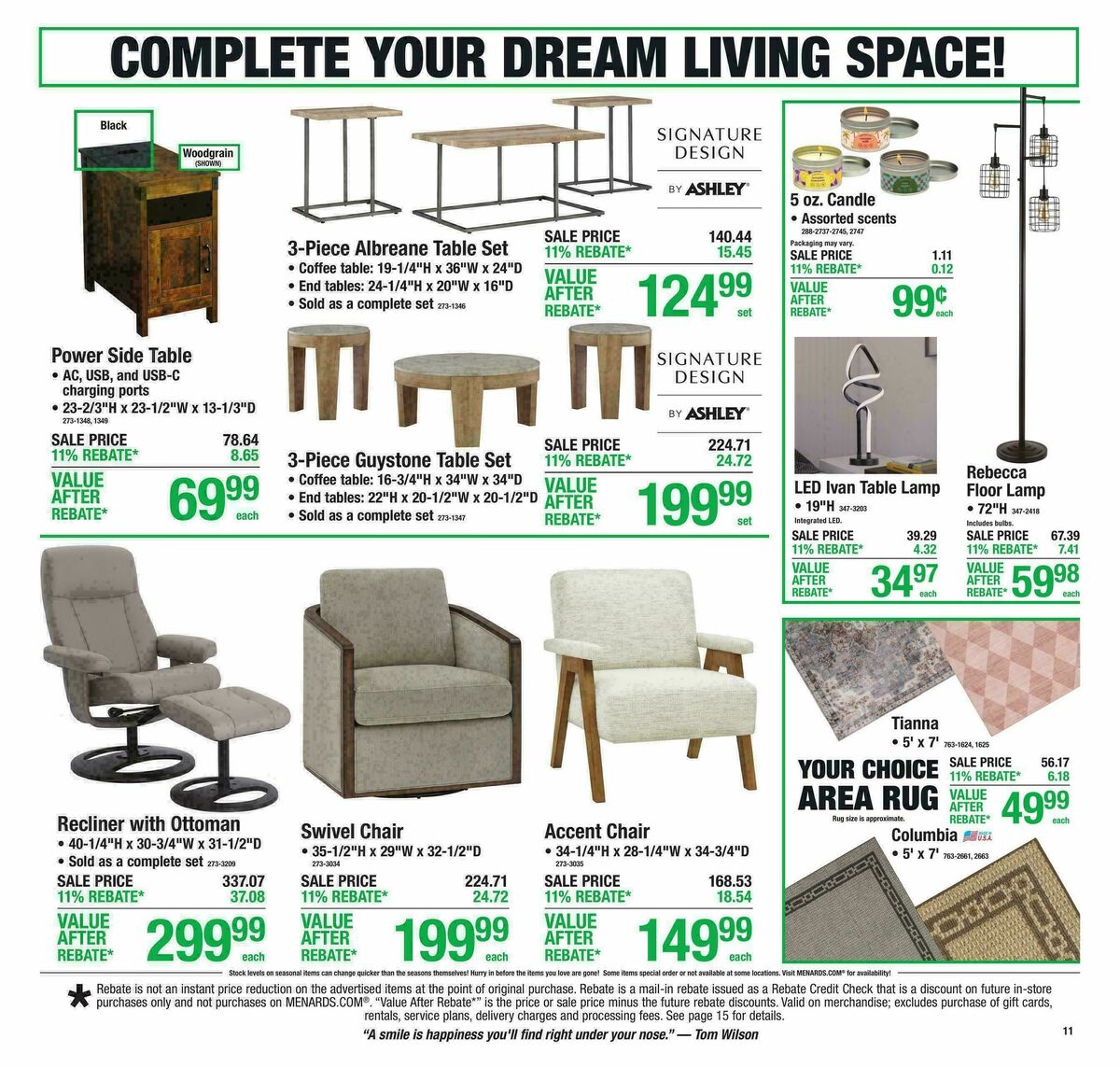 Menards Weekly Ad from August 12