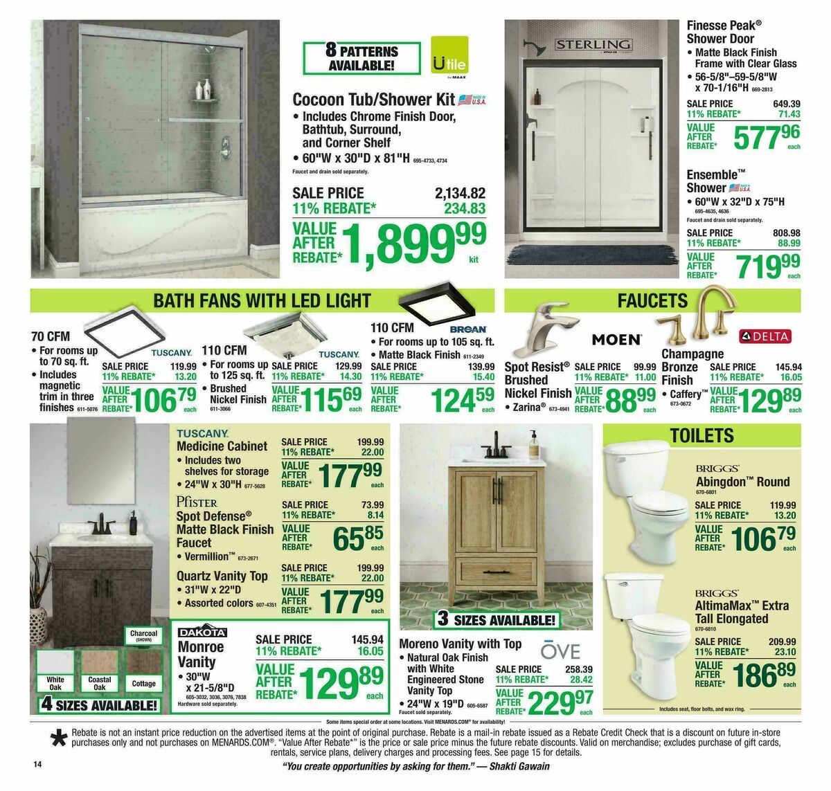 Menards Weekly Ad from August 12