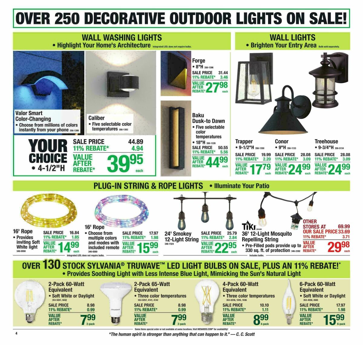 Menards Weekly Ad from August 12