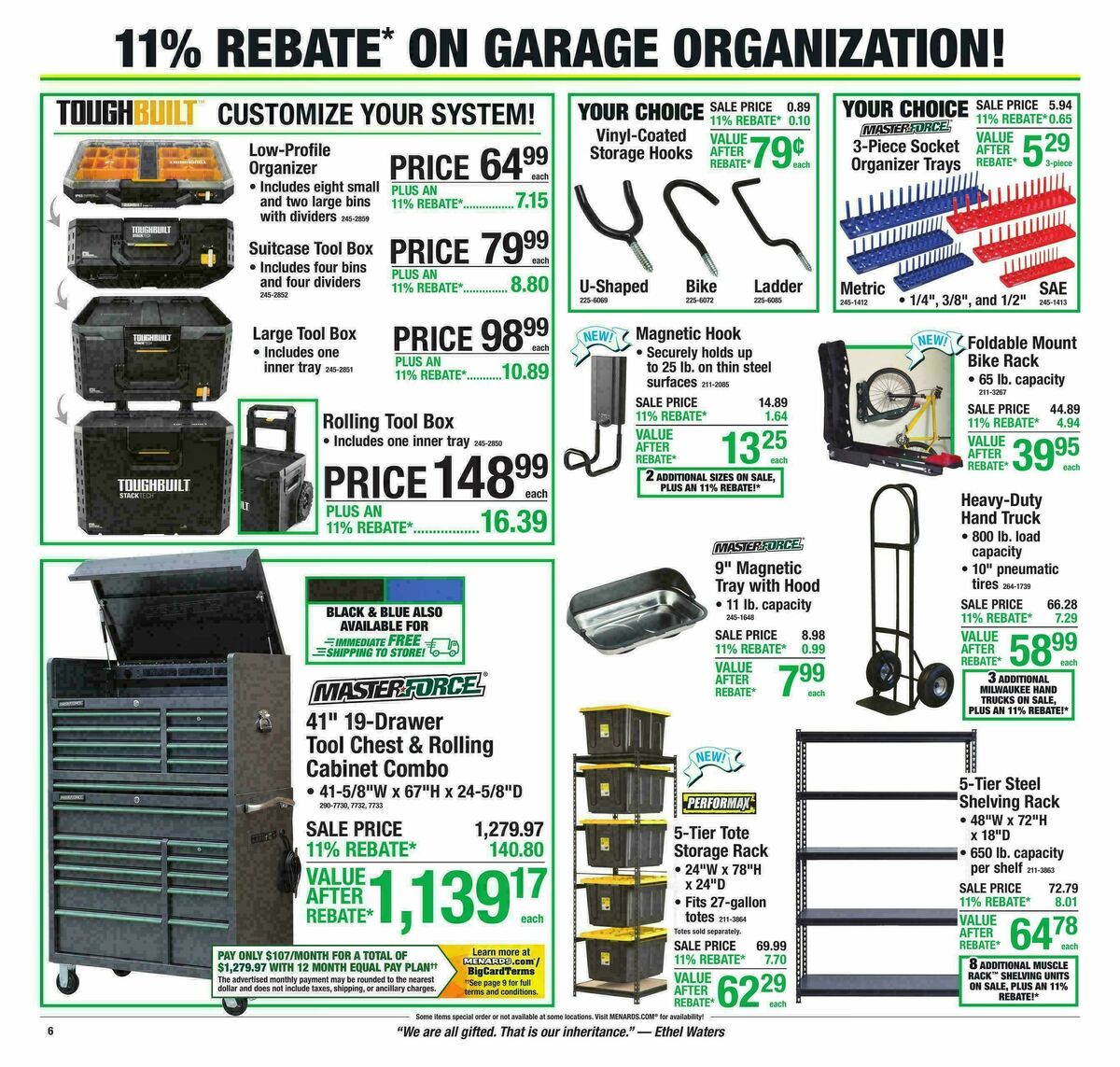 Menards Weekly Ad from August 19