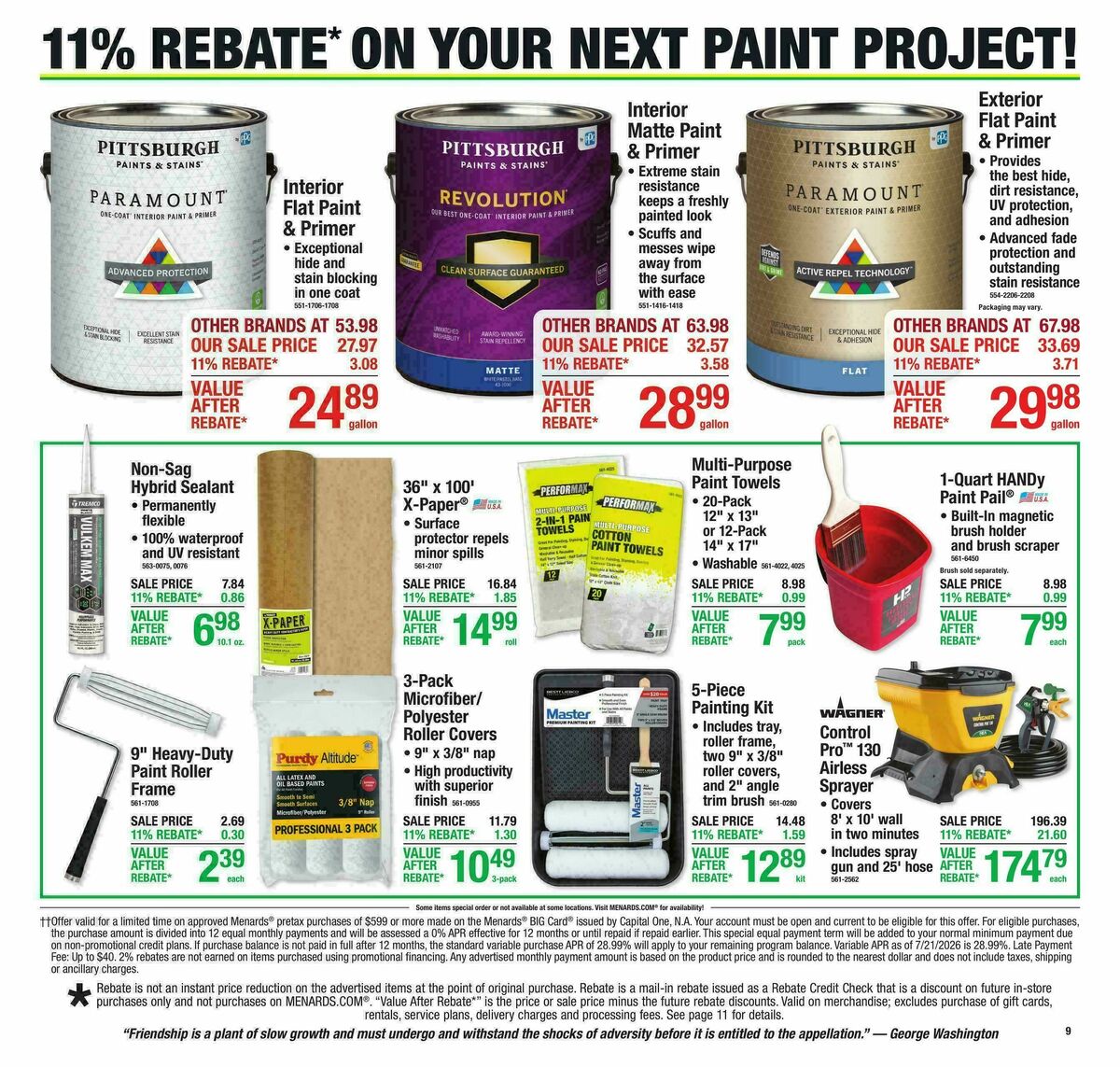 Menards Weekly Ad from August 19