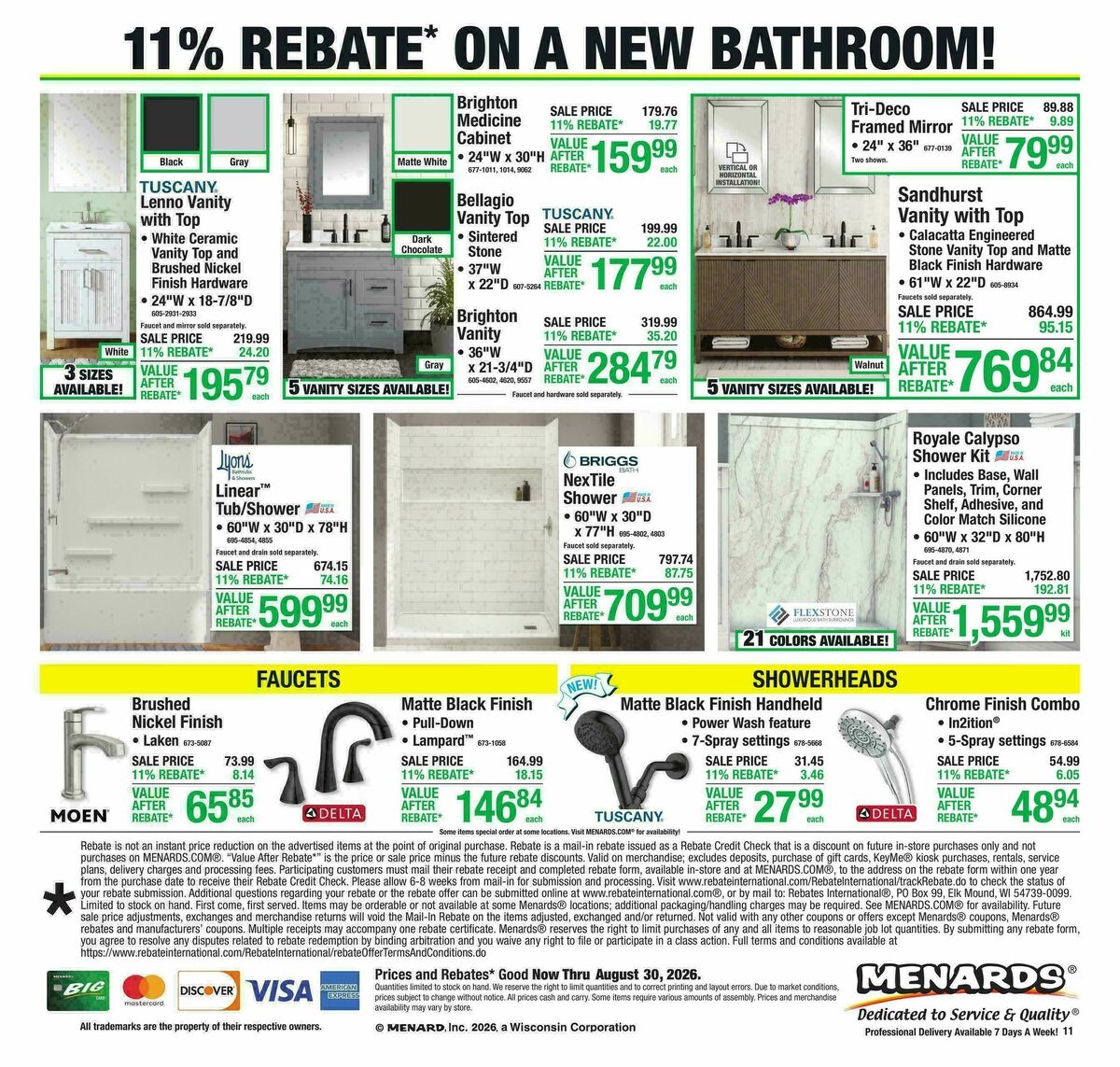 Menards Weekly Ad from August 19