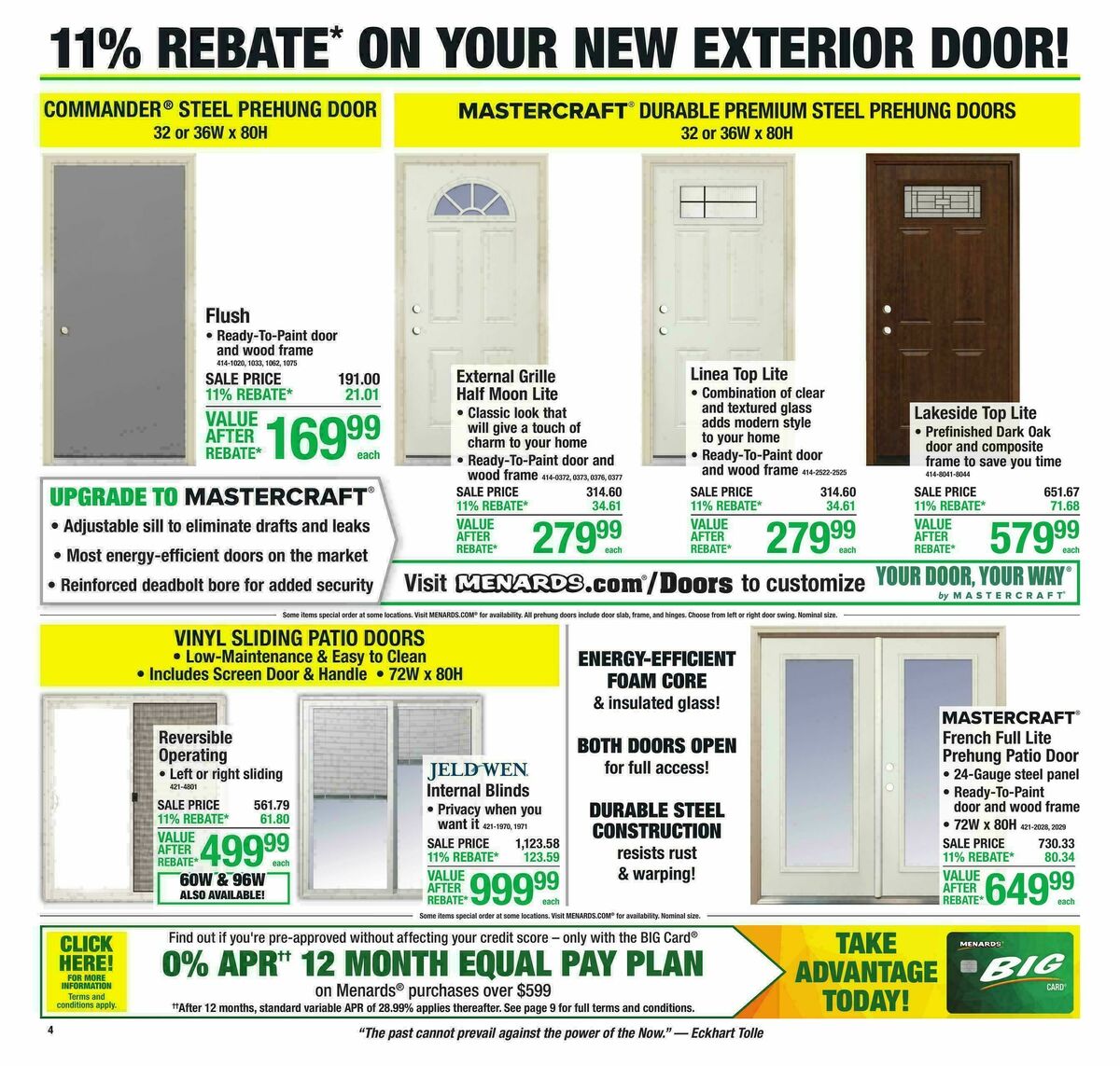 Menards Weekly Ad from August 19