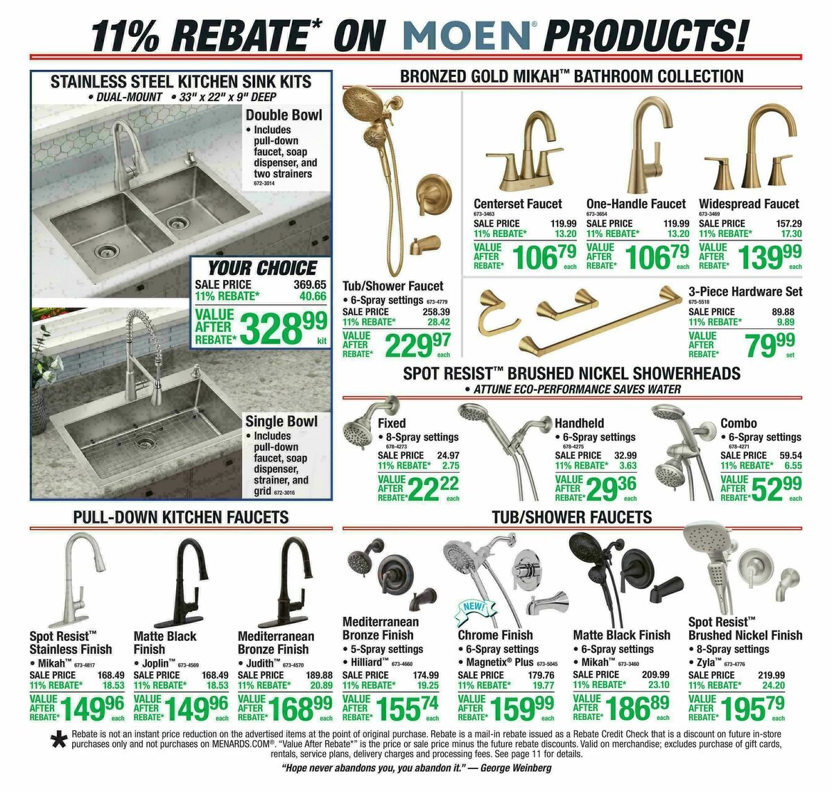 Menards Weekly Ad from August 26