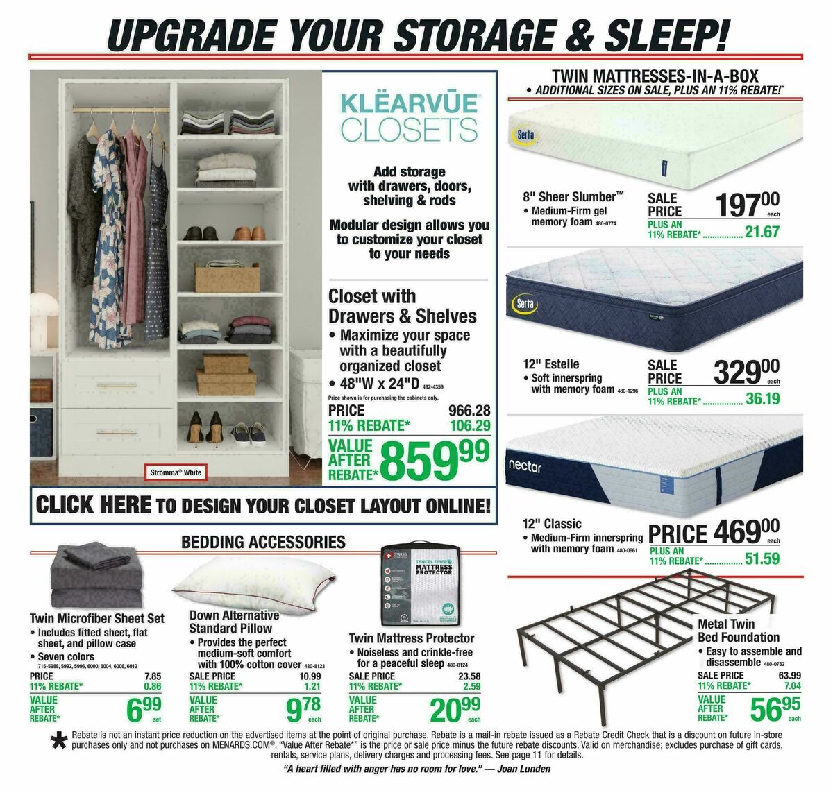 Menards Weekly Ad from August 26