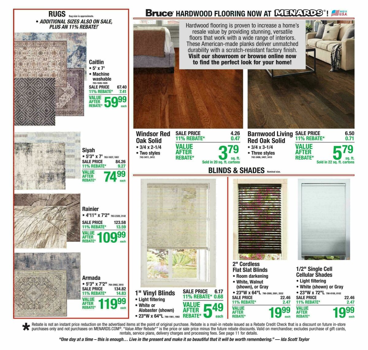Menards Weekly Ad from August 26