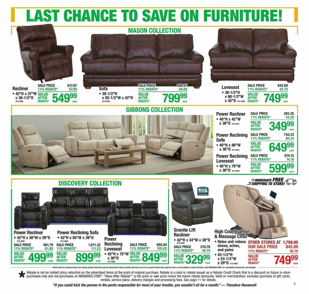 Menards Weekly Ad from September 2