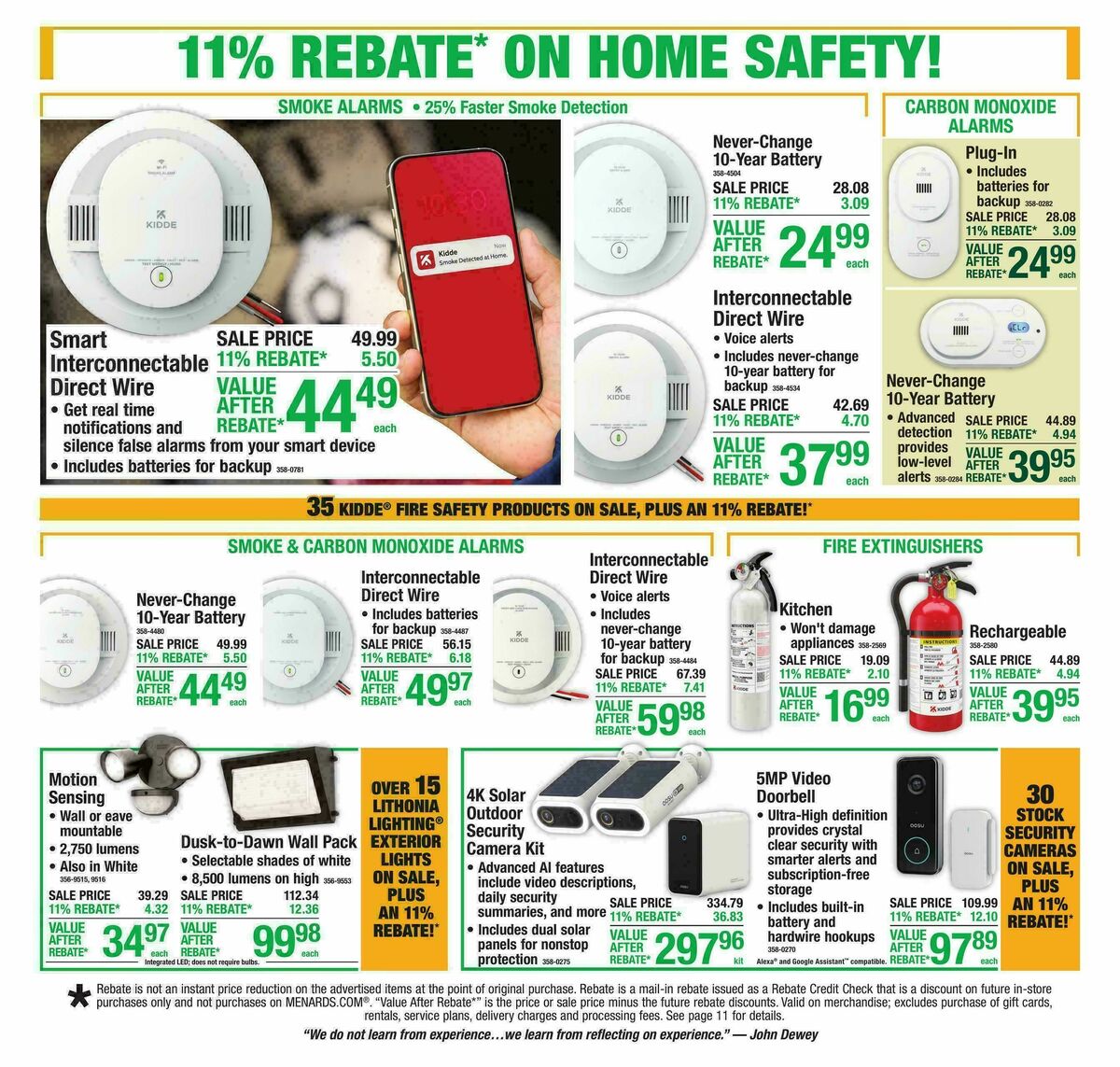 Menards Weekly Ad from September 2