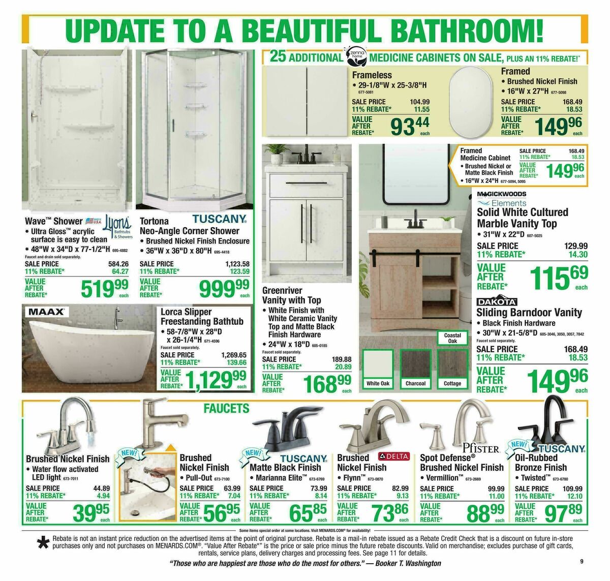Menards Weekly Ad from September 2