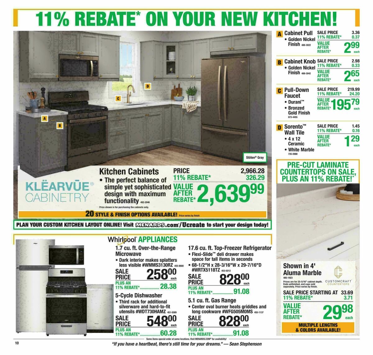 Menards Weekly Ad from September 2