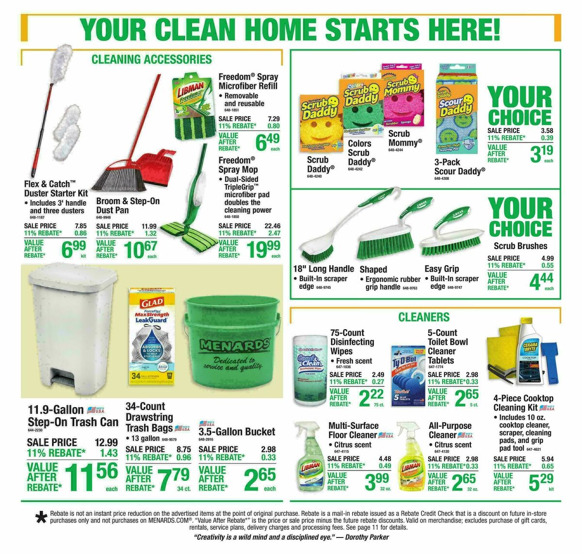 Menards Weekly Ad from September 2