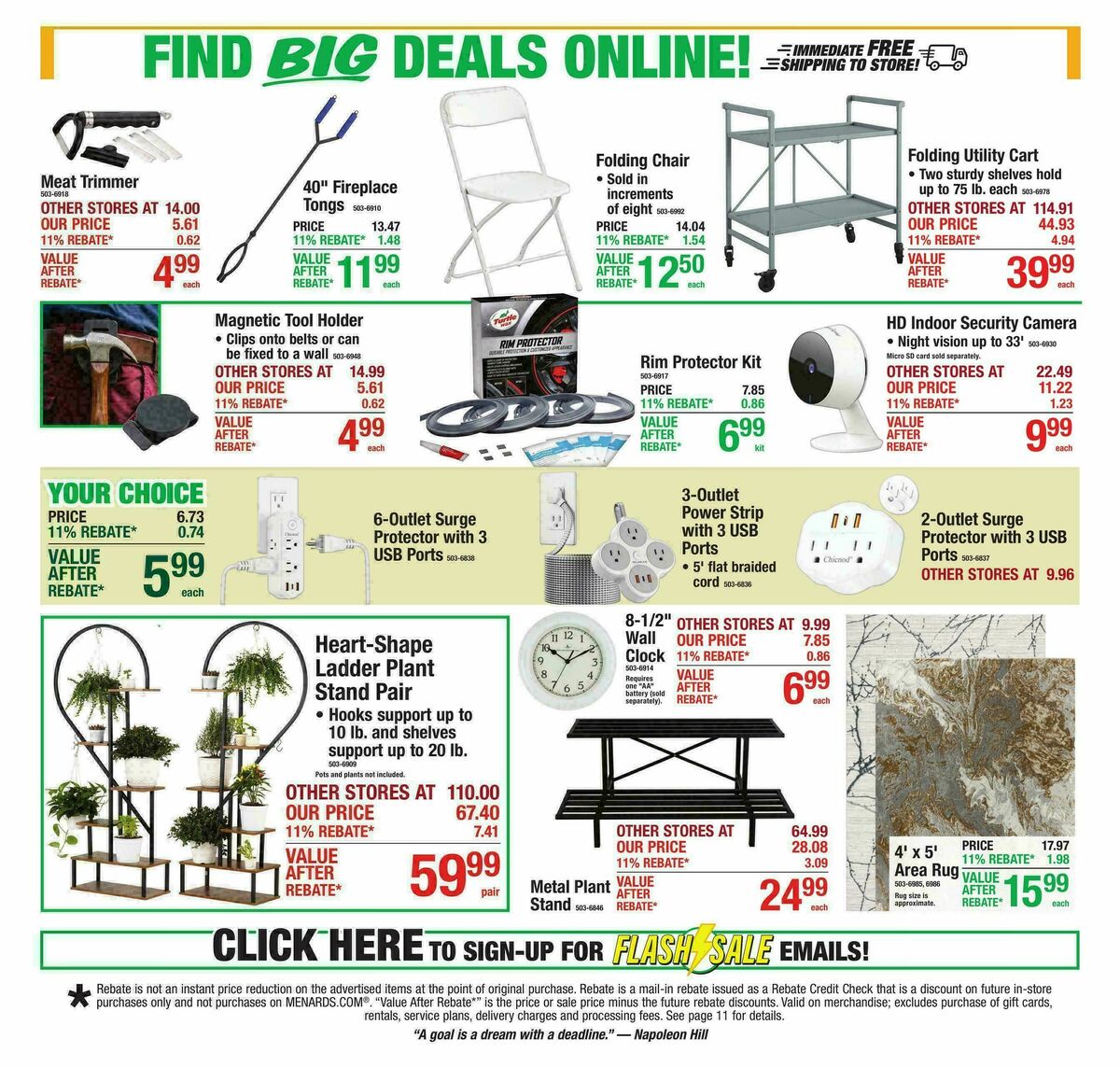 Menards Weekly Ad from September 2