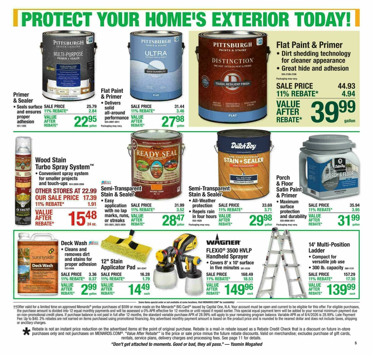 Menards Weekly Ad from September 2