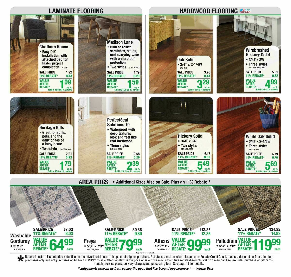 Menards Weekly Ad from September 9