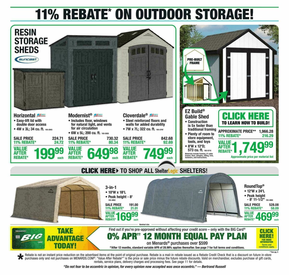 Menards Weekly Ad from September 9