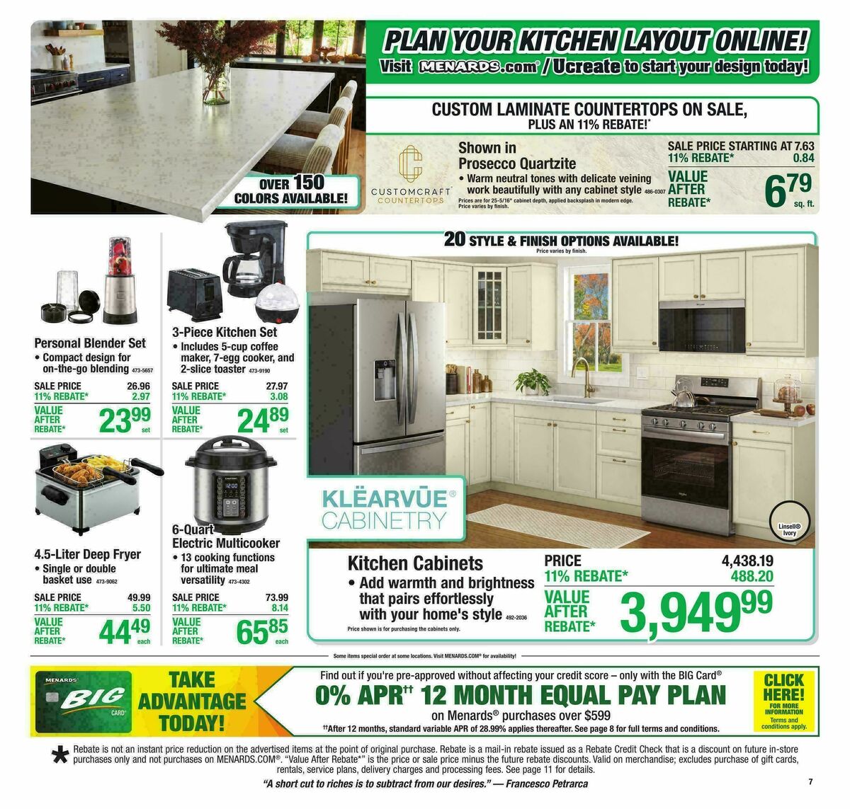 Menards Weekly Ad from September 16