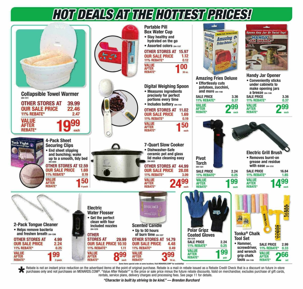 Menards Weekly Ad from September 16