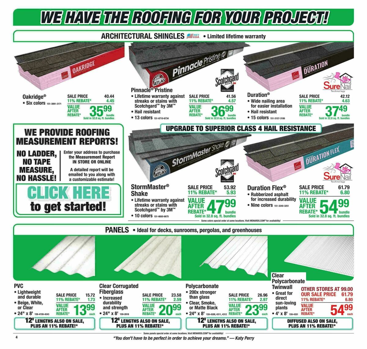 Menards Weekly Ad from September 16