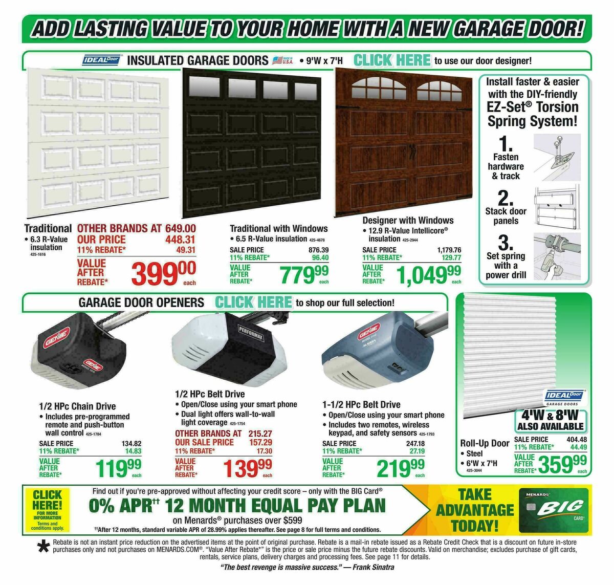 Menards Weekly Ad from September 16