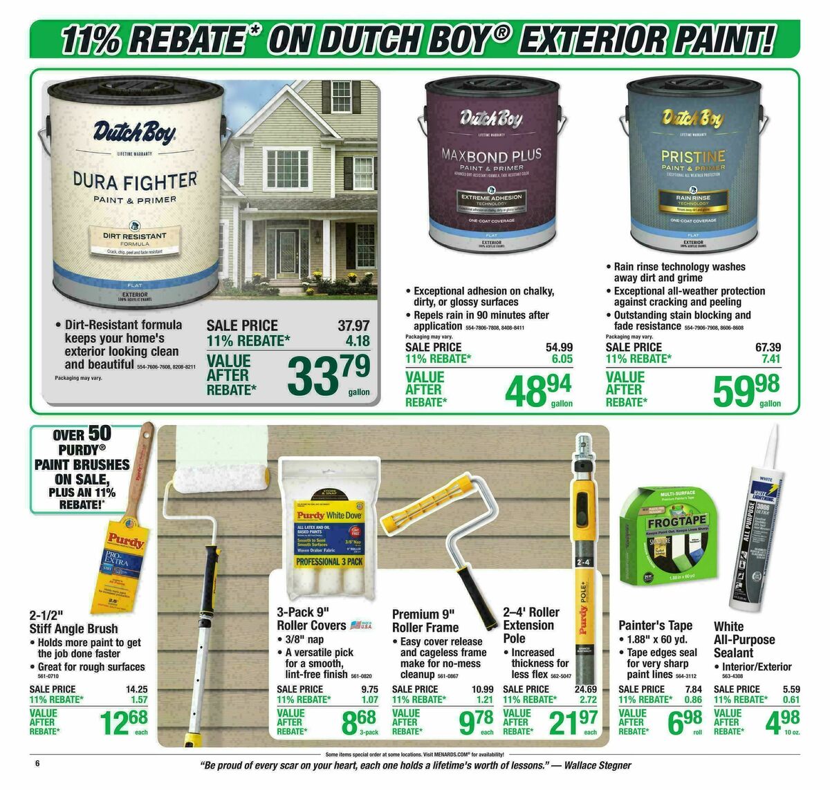 Menards Weekly Ad from September 16
