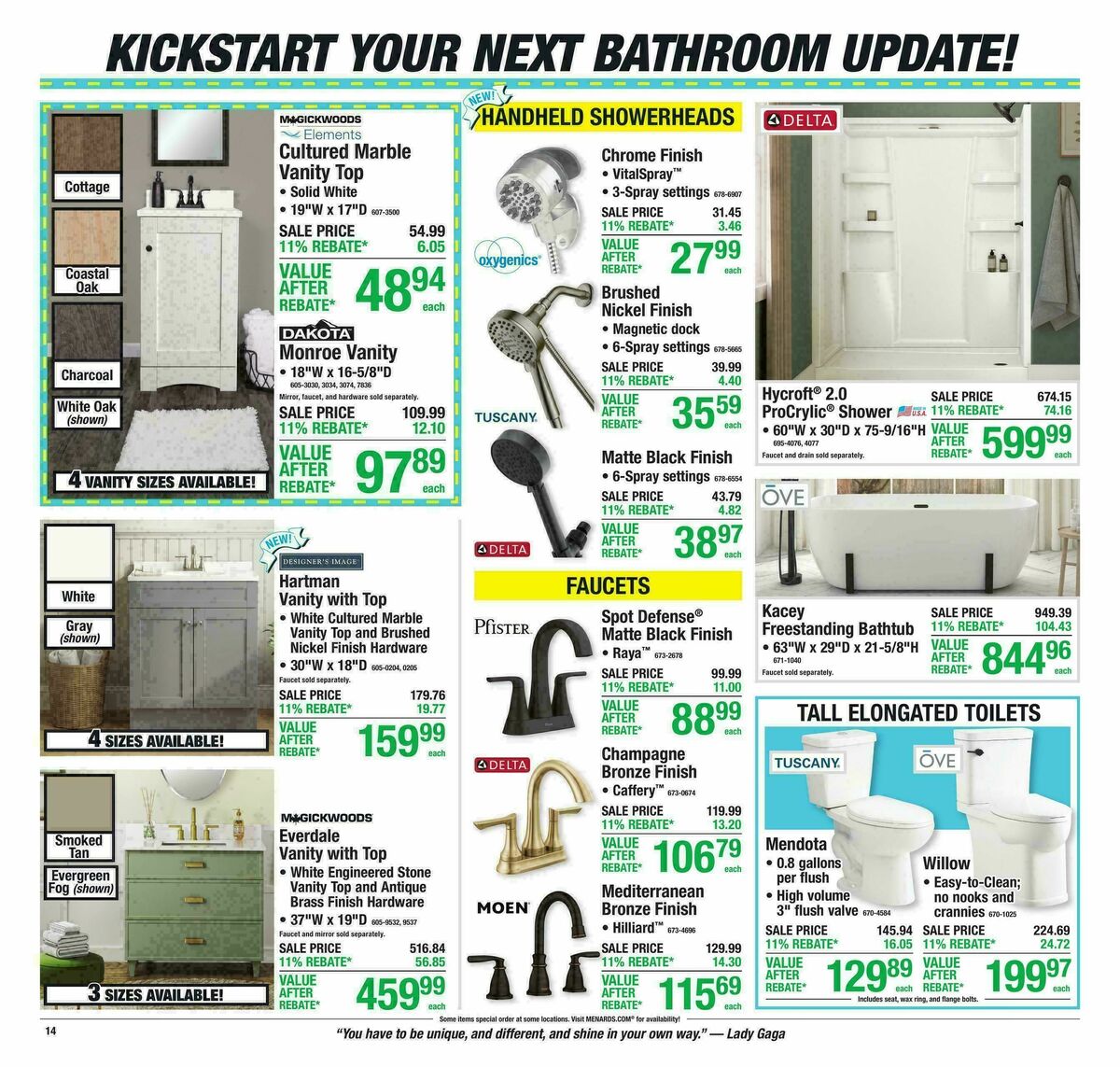 Menards Weekly Ad from September 23