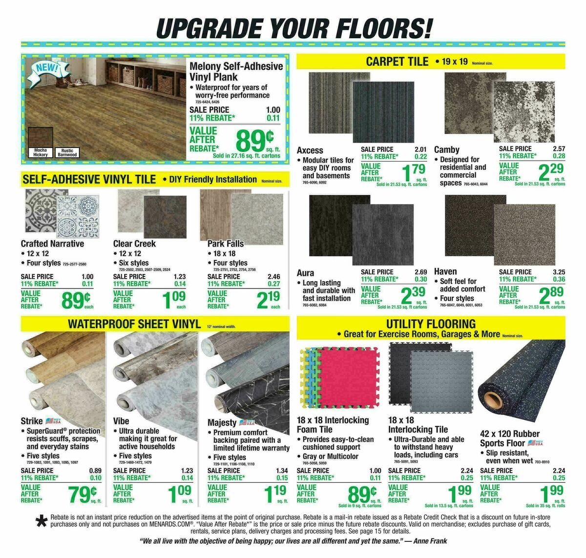 Menards Weekly Ad from September 23