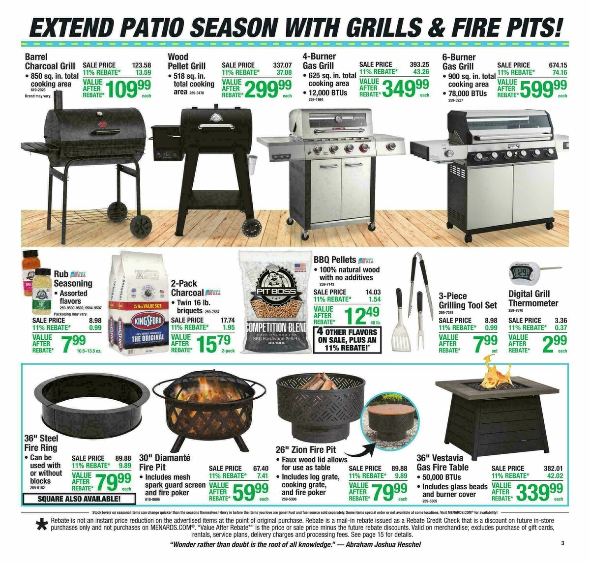 Menards Weekly Ad from September 23