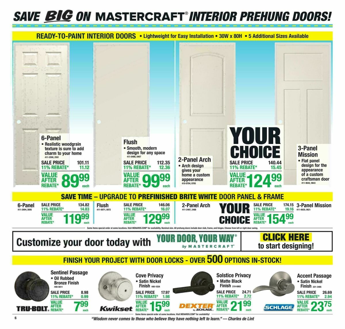 Menards Weekly Ad from September 23