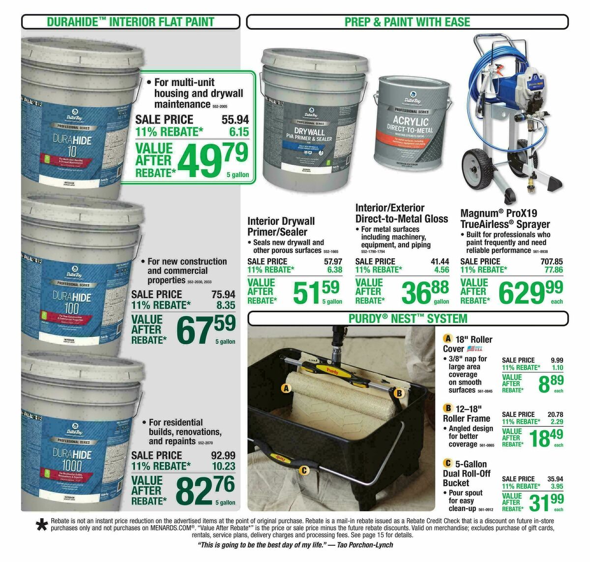 Menards Weekly Ad from September 30