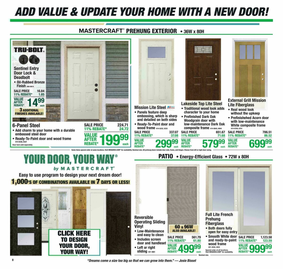 Menards Weekly Ad from September 30