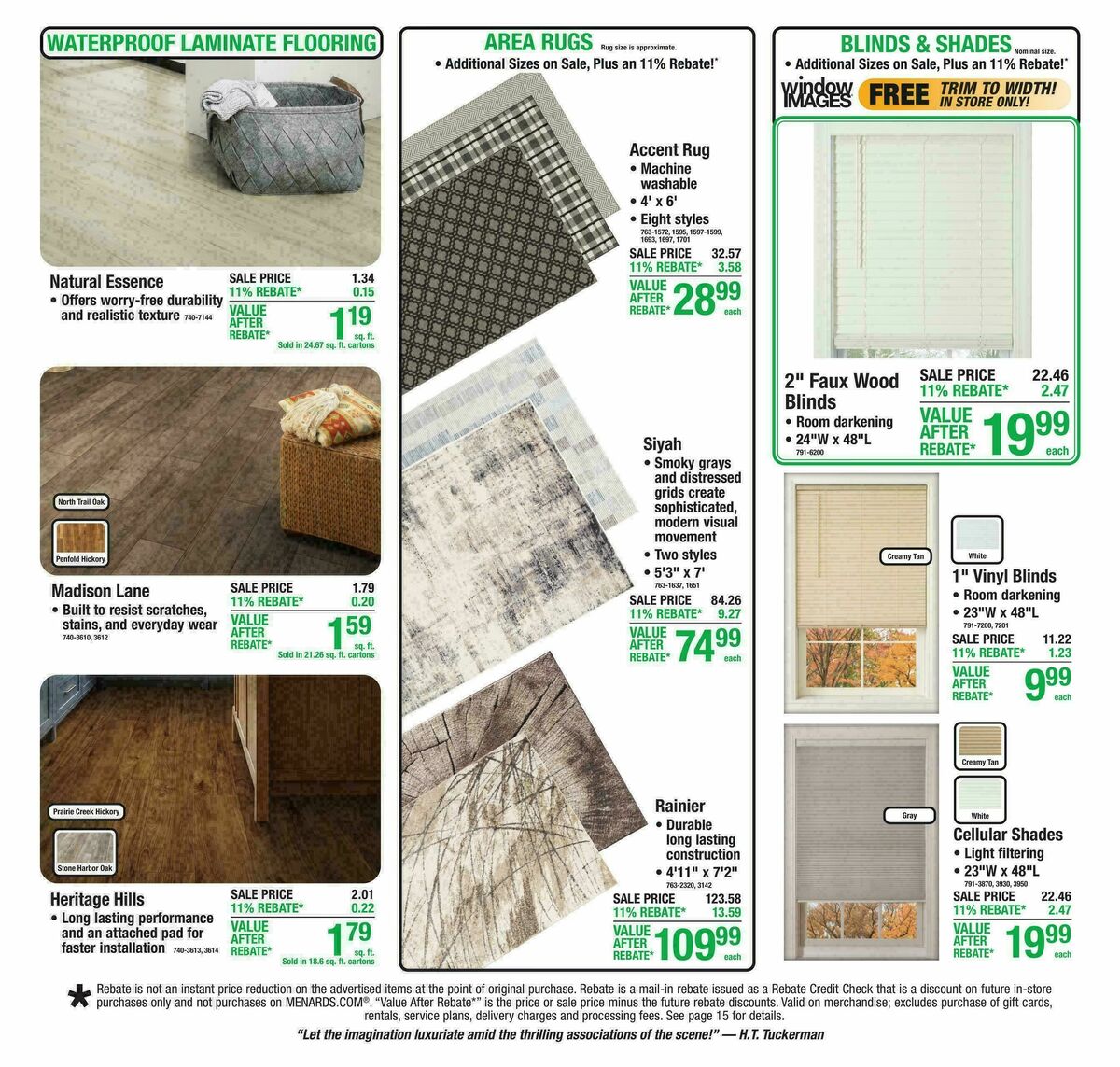 Menards Weekly Ad from September 30